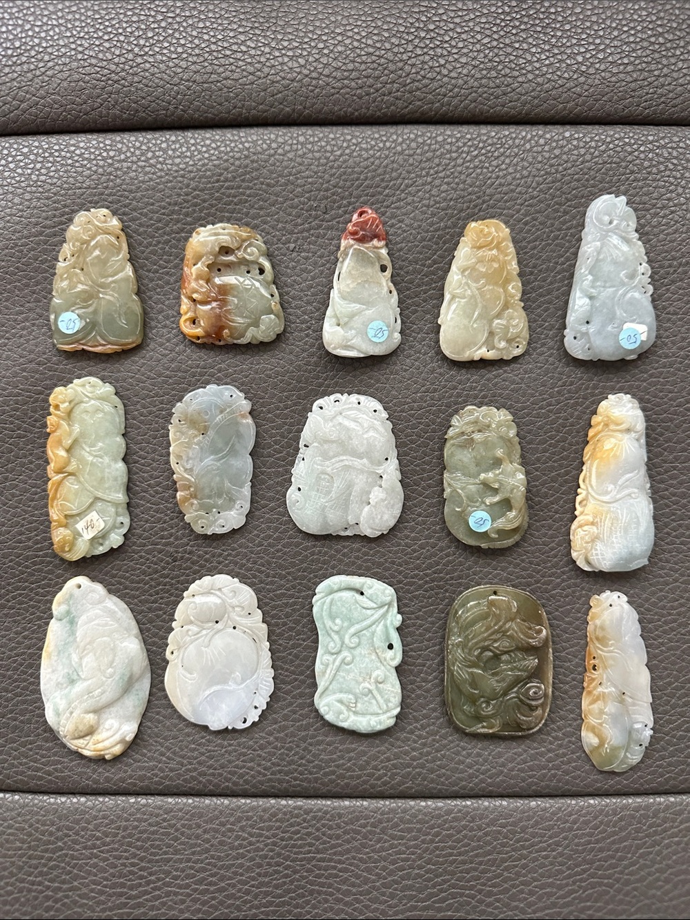 Vintage Jade Plaque - Pick One